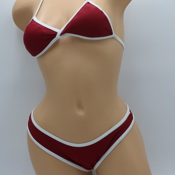 VNOOK Women's Sexy Triangle Bikini Sets Halter - Picture 1 of 2